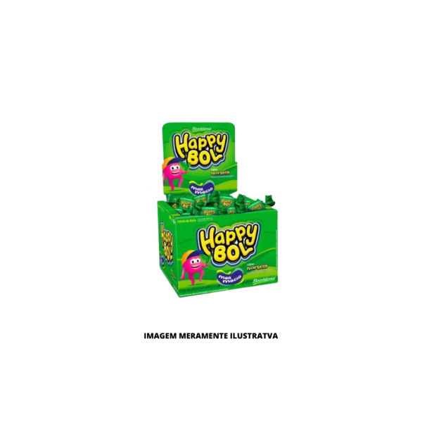 CHICLETE - FLORESTAL - 140g HAPPY BOL HORTELA